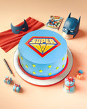 Super Dad Circle Cake